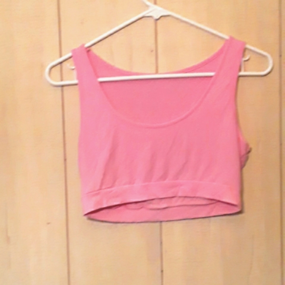 Pink crop top